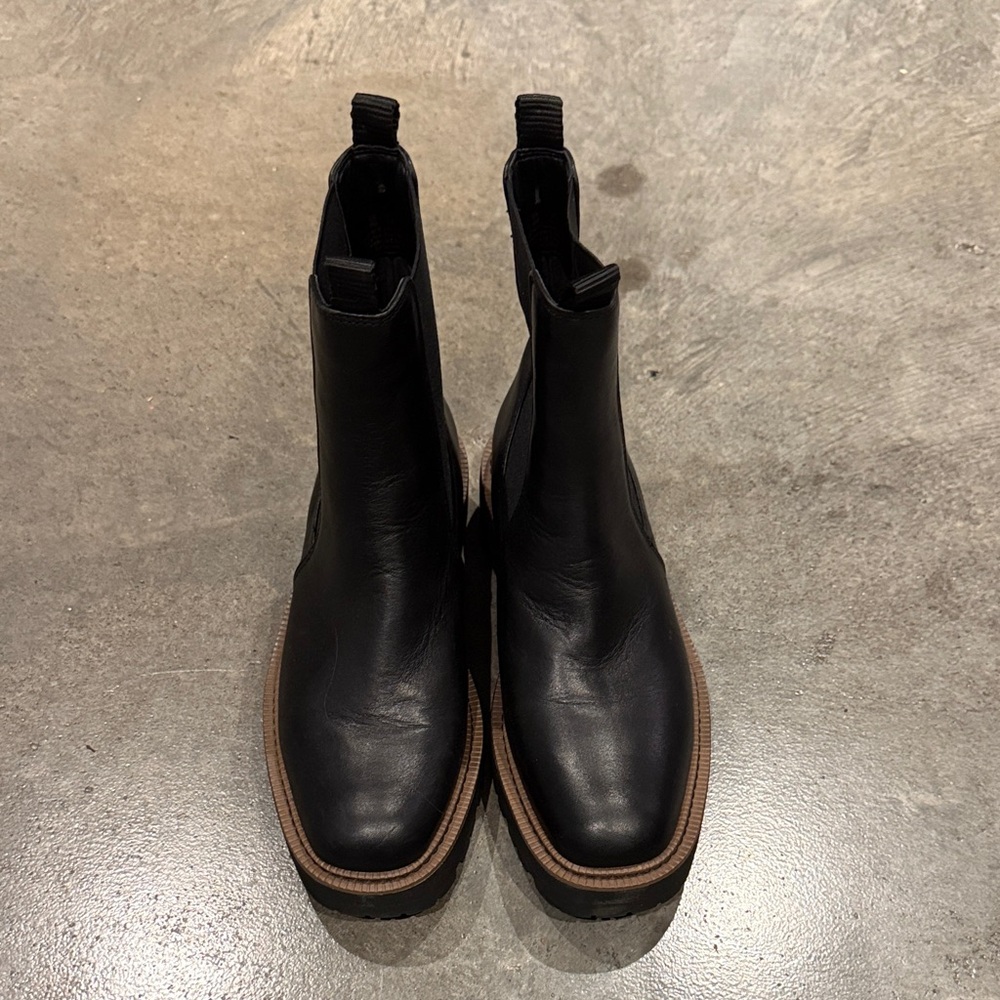 Sam Edelman Laguna Black Leather Women's Boots